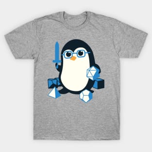 Cute Nerdy Penguin Baby T-Shirt